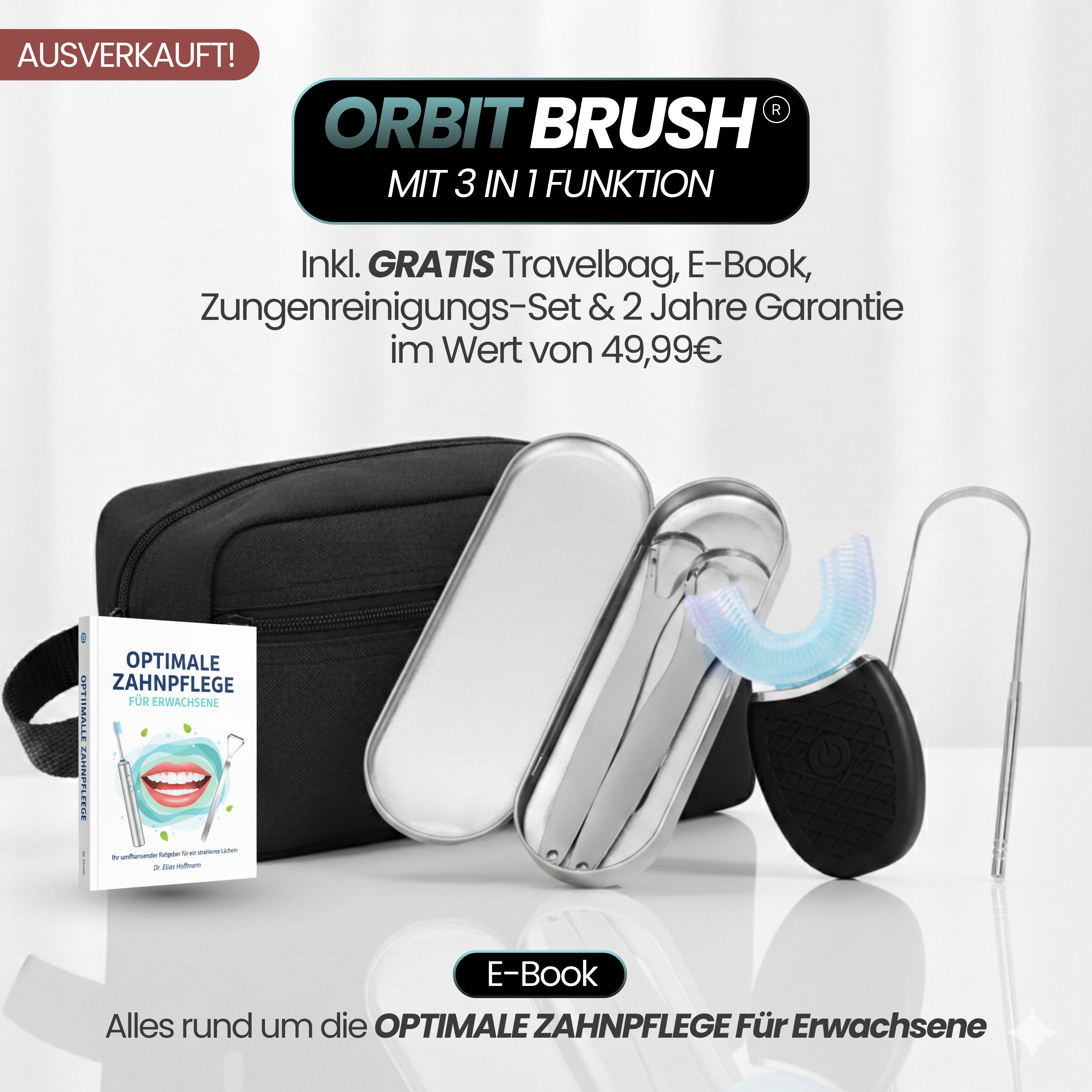 ORBIT BRUSH® - 360° Zahnbürste für saubere Zähne – auch wenn du nicht perfekt putzt.