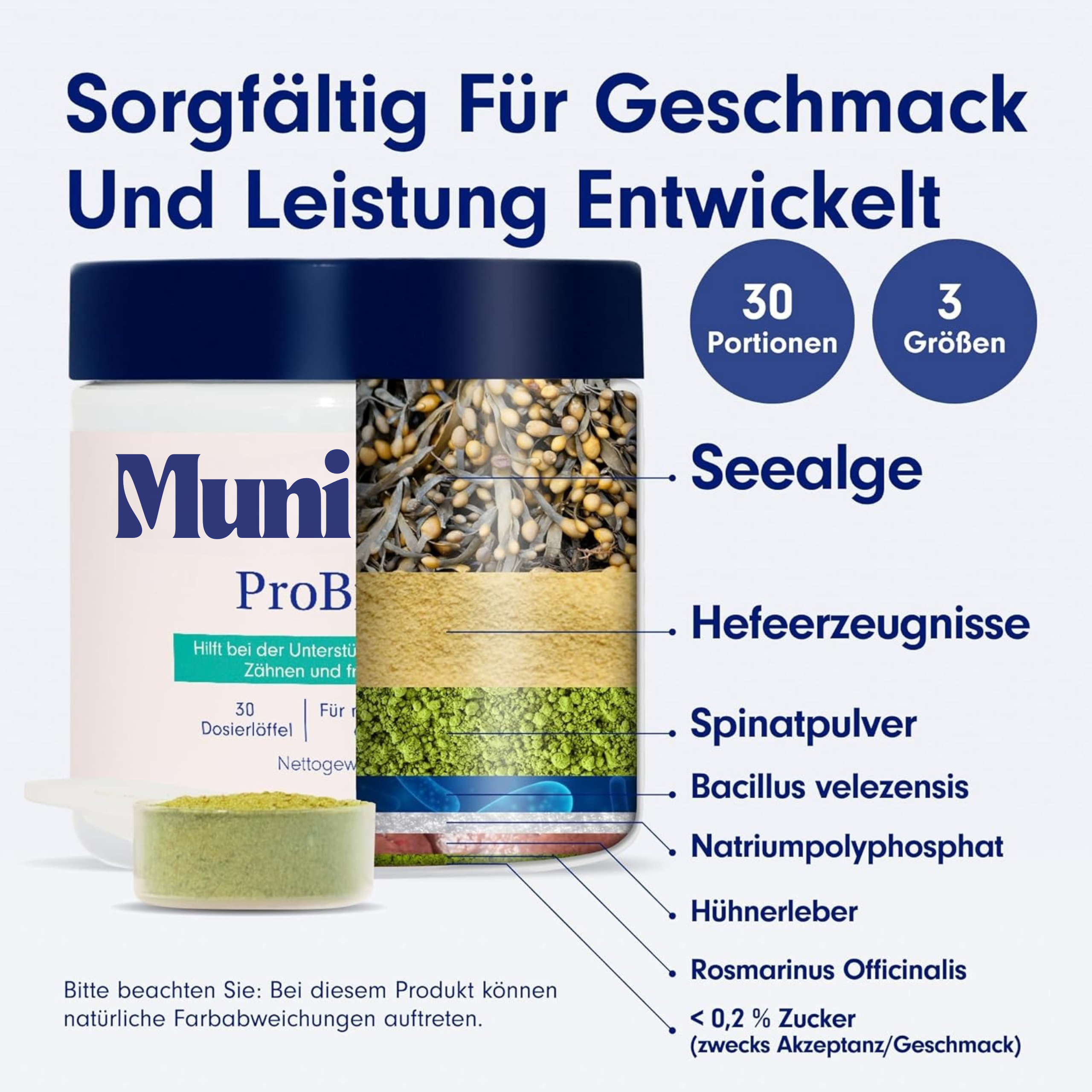 ProBright® - leckeres tägliches Zahnpulver für Hunde gegen Zahnstein & schlechten Atem